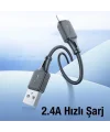 HOCO X101 USB to iPhone Lightning 2.4A Hızlı Şarj ve Data Kablosu-(5775)