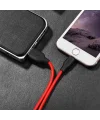 HOCO X21 Plus USB to iPhone Lightning Silikon Hızlı Şarj ve Data Kablosu-(5775)