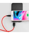 HOCO X21 USB to iPhone Lightning 2A Silikon Hızlı Şarj ve Data Kablosu-(5775)