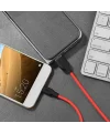 HOCO X21 USB to Type-C 3A Silikon Hızlı Şarj ve Data Kablosu-(5775)