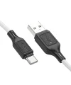 HOCO X90 USB to Type-C 3A Silikon Hızlı Şarj ve Data Kablosu-(5775)