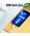 HOCO X93 Force 20W Type-C to iPhone Lightning-C Ultra Hızlı Şarj ve Data Kablosu-(5775)