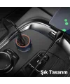 HOCO Z46A PD20W+QC3.0 USB+Type-C Giriş Araç içi Çakmaklık Hızlı Şarj Aleti-(5775)