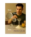 HSNET Inox Süzgeç Seti - 3 Boy Çok Amaçlı Süzgeç 304 Çelik Profesyoneller İçin