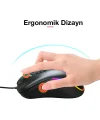 HXSJ J900 USB Kablolu RGB Dpi Oyuncu Mouse Gaming Mouse-(5775)