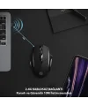 İNPHİC PM6 Kablosuz Fare Şarj Edilebilir Sessiz Kullanım 2.4G 500 mAh USB Mouse-(5775)