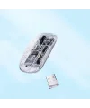 İNPHİC X5 Kablosuz Fare Şarj Edilebilir Sessiz Kullanım 2.4G Transparan USB Mouse-(5775)