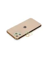 iPhone 11 Pro Renkli Kamera Lens Koruma Cam - Sarı-Turuncu-(5796)