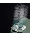 iPhone 12 6.1 Full Tempered Kamera Koruyucu Kırılmaz Cam-(5775)