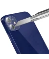 iPhone 12 6.1 Hat-Prince 9H 3D Full Tempered Cam Kamera Koruyucu-(5775)