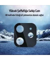 İPhone 12 Mini  2İN1 Full Glue Tempered Cam Ekran Koruyucu +Kamera Lens Set-(5775)