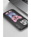 iPhone 15 Pro Cute Desenli Kapak - Siyah-(5796)