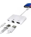 İPhone/İPad 3İN1 Ethernet RJ45 Ve Usb Kamera Adaptörü NK107-(5775)