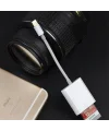 İPhone/İPad Lightning To SD Kart Hafıza Kart Adaptörü NK105-(5775)