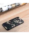 İPhone Xs Max 6.5 Kamuflaj Darbe Emici Silikon Kılıf-(5775)
