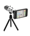 İphone5,5s,i̇phone4.4s Için Alüminyum 14x Optik Zoom Yakından Görüntü Çekme Dürbün
