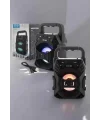 Işıklı Bluetooth Hoparlör Müzik ve Renkli Işık Taşınabiilir