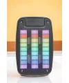 Kablosuz Bluetooth Hoparlör Taşınabilir 6.5 inç LED Işık Kareoke