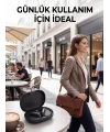 Kablosuz Bluetooth Spor Kulaklığı Güvenli Tutuşlu Dijital Ekranlı Şarj Kutusu