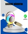 Kablosuz Mikrofonlu Astronot Tasarım Bluetooth Speaker Karaoke