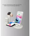 Kablosuz Şarj İstasyonu 4’ü 1 Arada iPhone Watch ve AirPods Uyumlu