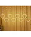 Kalpli Perde Led Işıklar, Sevgililer Günü Romantik Led Aydınlatma