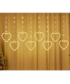 Kalpli Perde Led Işıklar, Sevgililer Günü Romantik Led Aydınlatma