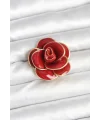 Kırmızı Gül Model Broş
