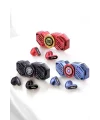 Kırmızı Kablosuz Bluetooth Kulaklık Stres Çarklı Oyuncu Kulaklığı