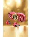 Kırmızı Kablosuz Bluetooth Kulaklık Stres Çarklı Oyuncu Kulaklığı