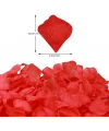Kırmızı Renk Gül Yaprağı Şekilli Konfeti – 1 Paket 100 Adet