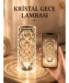Kristal Dokunmatik Ve Kumandalı Masa Ve Gece lambasI