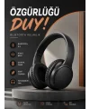 Kulak Üstü Bluetooth Kulaklık Ayarlanabiilir Uzun Pil Ömrü Kablosuz 5.0 Bluetooth