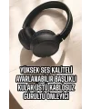 Kulak Üstü Kablosuz Bluetooth Kulaklık Gürültü Önleyici Ayarlanabilir