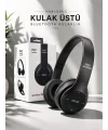 Kulak Üstü TF Kart ve AUX Destekli Ergonomik Bluetooth Kulaklık