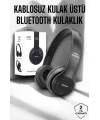 Kulak Üstü TF Kart ve AUX Destekli Ergonomik Bluetooth Kulaklık