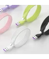 KUULAA Liquid Silicone USB Type C QC3.0 Hızlı Şarj Kablosu 1metre-(5775)