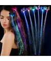 Led Fiber Optik Işıklı Kelebek Saç Klipsi 1 Adet