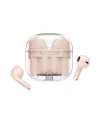 LS-09 Bluetooth 5.3 TWS Kablosuz Airpods Kulaklık - Pembe-(5796)