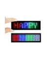 Matrix Kayan Led Yaka Rozeti Mobil Kontrollü Dijital Etiket 9×3cm