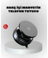 Mıknatıslı Araç Telefon Tutucu Vakum Teknolojili 360° Ayarlanabilir