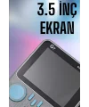 Mini Atari El Atarisi 3.5 inç Ekran Çift Konsol 666 Adet Retro Oyun Gameboy El Atarisi