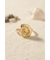 Nautilus Tasarım Gold Renk Kadın Yüzük