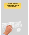 Ofis ve Ev Kullanımı İçin Kablosuz Klavye Fare Seti - Ergonomik ve Pratik
