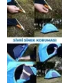 Otomatik Havada Açılan Su Geçirmez Çadır 4 Kişilik