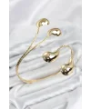 Pazu Bileklik Gold Renk Pirinç Damla Model