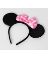 Pembe Fiyonklu Minnie Mouse Tacı Mini Kulak