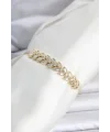 Pirinç Gold Renk Başak Model Su Yolu Kadın Bileklik