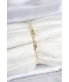 Pirinç Gold Renk Başak Model Su Yolu Kadın Bileklik