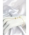 Pirinç Gold Renk Kutup Yıldızı Model Zirkon Taşlı Şahmeran